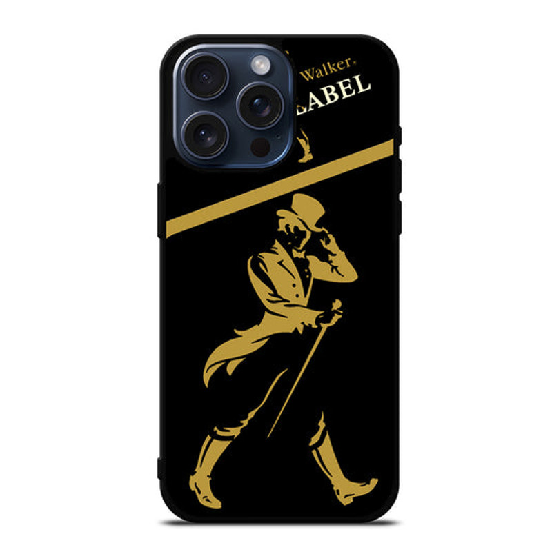 JOHNNIE WALKER BLACK LABEL LOGO Protect In Style For IPhone Google Pixel Samsung Galaxy Tough Case 0
