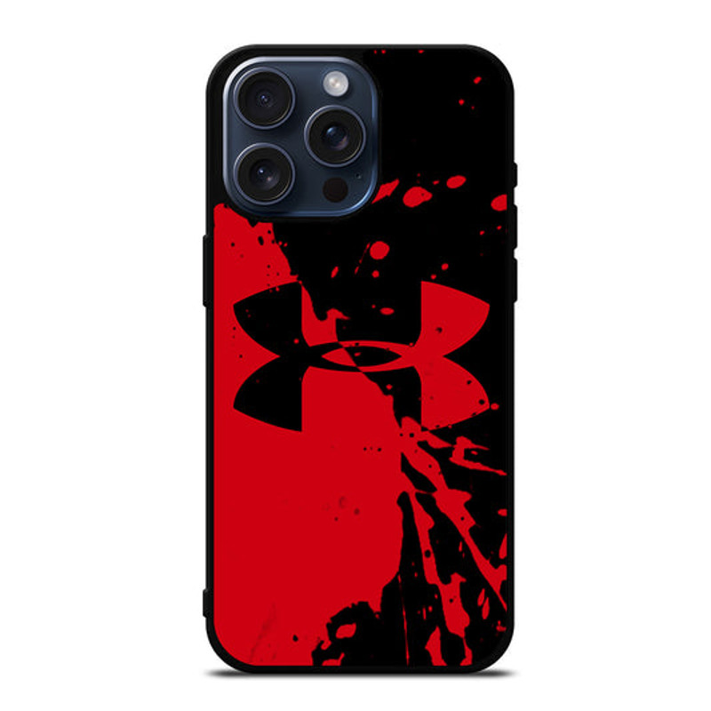 UNDER ARMOUR BLACK RED LOGO Protect In Style For IPhone Google Pixel Samsung Galaxy Tough Case 0