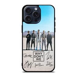 why dont we signature protect in style for iphone, google pixel & samsung galaxy tough case