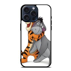 winnie the pooh tigger and eeyore protect in style for iphone, google pixel & samsung galaxy tough cas