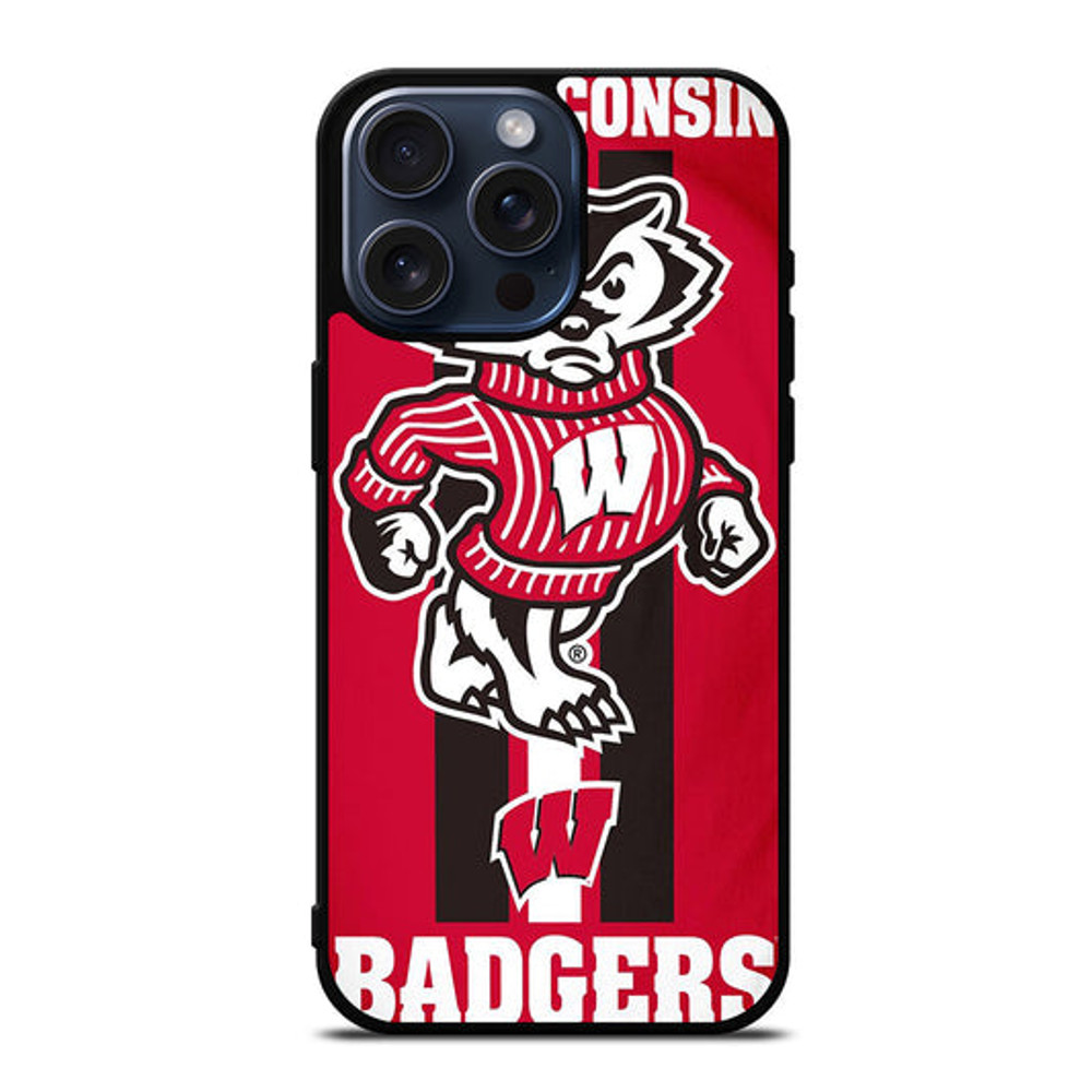 WISCONSIN BADGERS FOOTBALL 2 Protect In Style For IPhone Google Pixel  Samsung Galaxy Tough Case 0