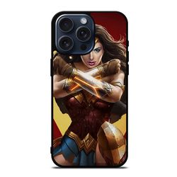 wonder woman superhero dc 3 protect in style for iphone, google pixel & samsung galaxy tough case