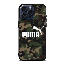 puma camo logo protect in style for iphone, google pixel & samsung galaxy tough case