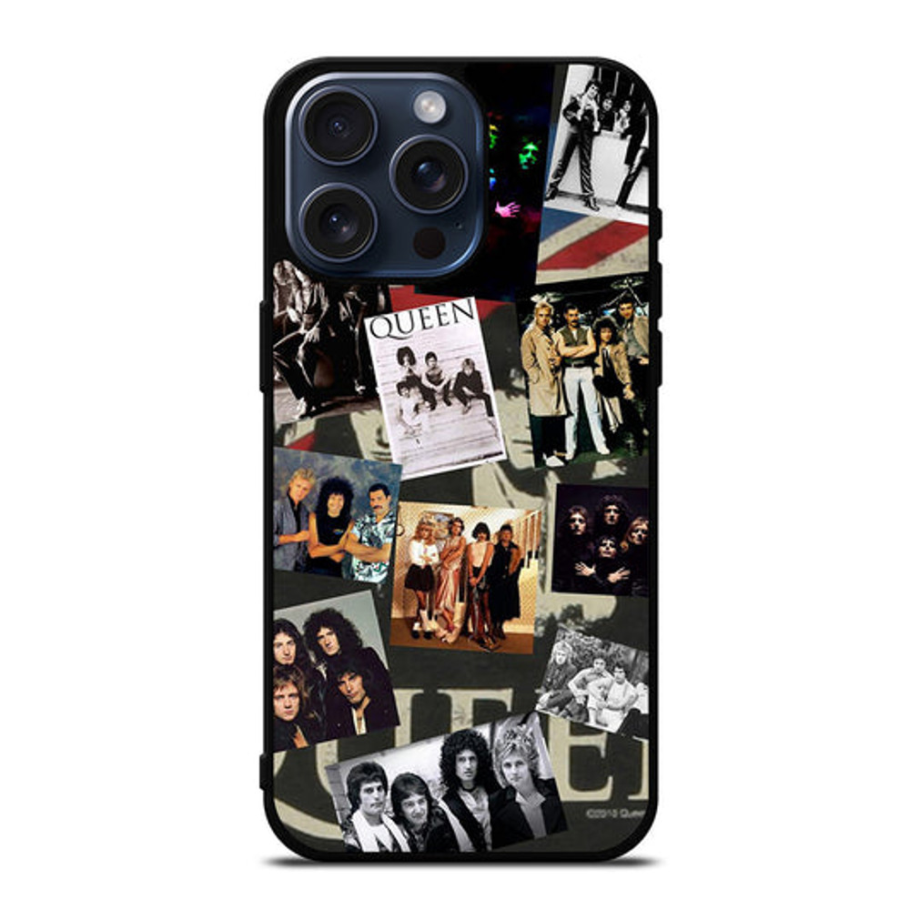 QUEEN BAND COLLAGE Protect In Style For IPhone Google Pixel Samsung Galaxy Tough Case 0