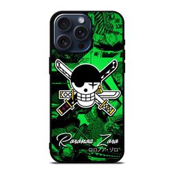 roronoa zoro icon one piece protect in style for iphone, google pixel & samsung galaxy tough case