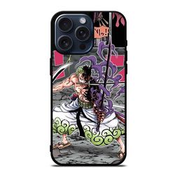 roronoa zoro one piece comic protect in style for iphone, google pixel & samsung galaxy tough case