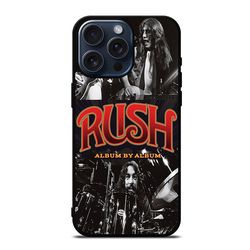 rush album by album protect in style for iphone, google pixel & samsung galaxy tough case