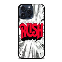 rush rock band logo protect in style for iphone, google pixel & samsung galaxy tough case