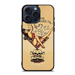 sailor jerry beware tattoo protect in style for iphone, google pixel & samsung galaxy tough case