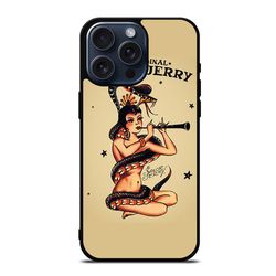 sailor jerry girll tattoo 2 protect in style for iphone, google pixel & samsung galaxy tough case