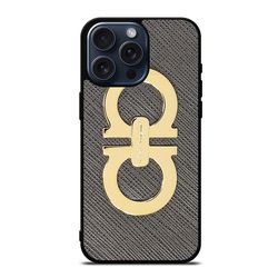 salvatore ferragamo emblem protect in style for iphone, google pixel & samsung galaxy tough case