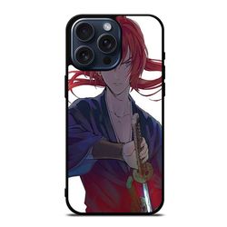 samurai x rurouni kenshin anime protect in style for iphone, google pixel & samsung galaxy tough case