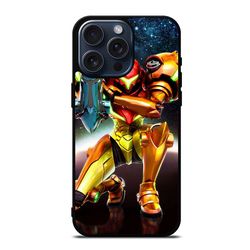 samus aran metroid cartoon protect in style for iphone, google pixel & samsung galaxy tough case