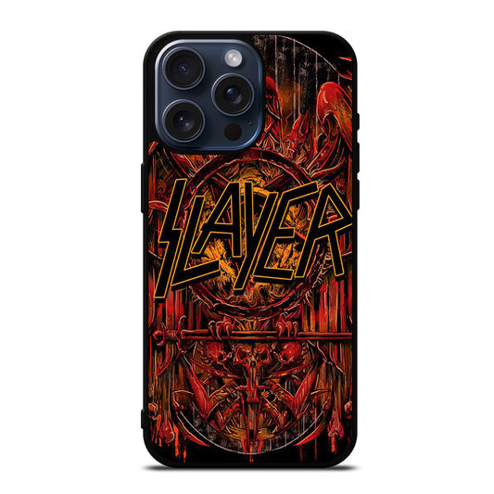 SLAYER BAND LOGO Protect In Style For IPhone Case Google Pixel Case  Samsung Galaxy Tough Case 0