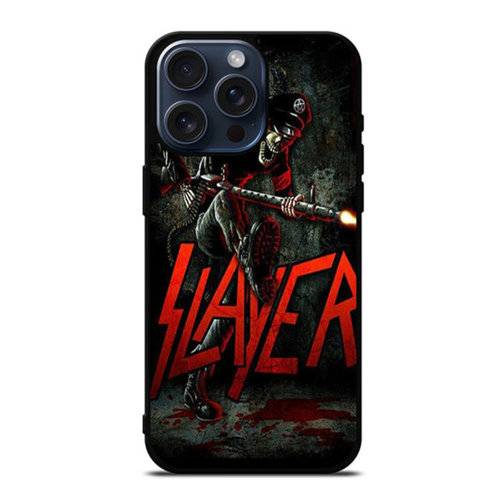 SLAYER BAND SKULL GUN Protect In Style For IPhone Case Google Pixel Case  Samsung Galaxy Tough Case 0