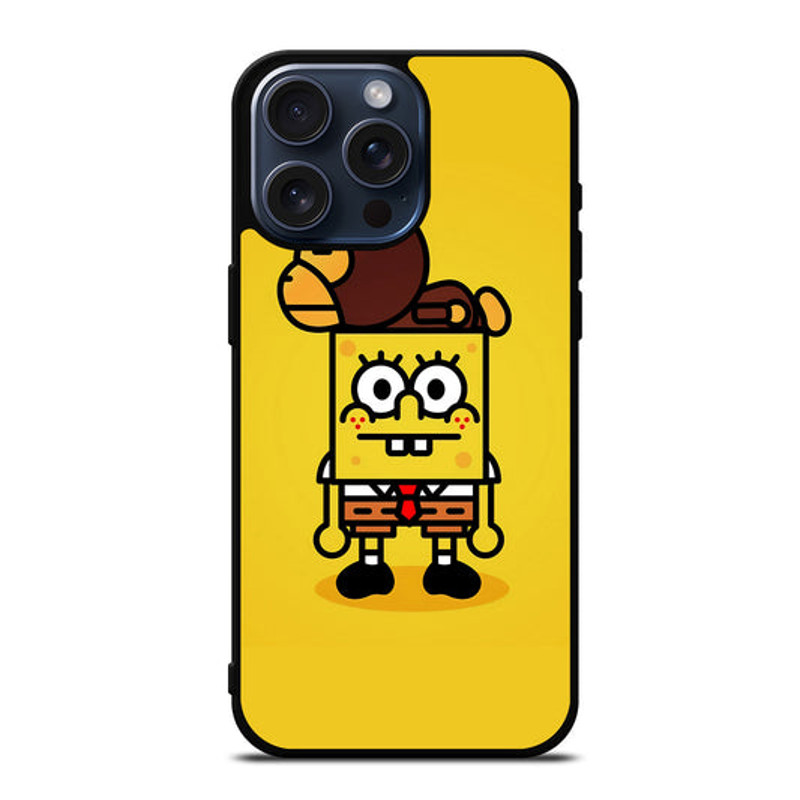 SPONGEBOB X BAPE Protect In Style For IPhone Case Google Pixel Case  Samsung Galaxy Tough Case 0
