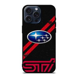 subaru sti logo protect in style for iphone case, google pixel case & samsung galaxy tough case