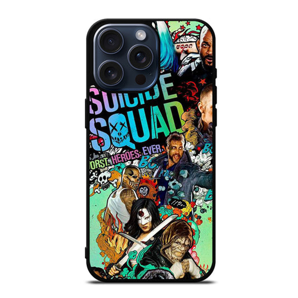 SUICIDE SQUAD DC Protect In Style For IPhone Case Google Pixel Case  Samsung Galaxy Tough Case 0