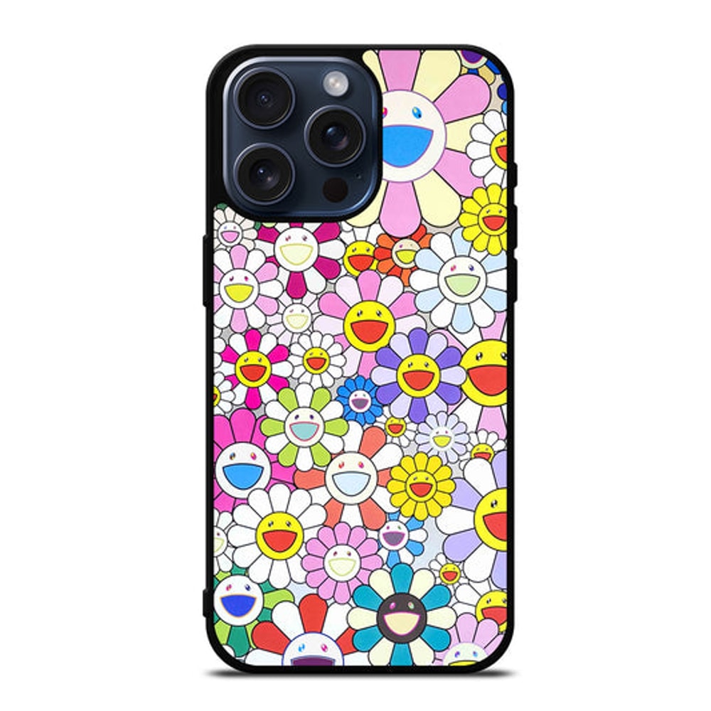 TAKASHI MURAKAMI FLOWERS PATTERN Protect In Style For IPhone Case Google Pixel Case Samsung Galaxy 0