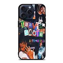 travis scott rapper collage protect in style for iphone case, google pixel case & samsung galaxy tough case