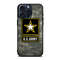 US ARMY USA MILITARY LOGO CAMO Protect In Style For IPhone Case Google Pixel Case  Samsung Galaxy T 0