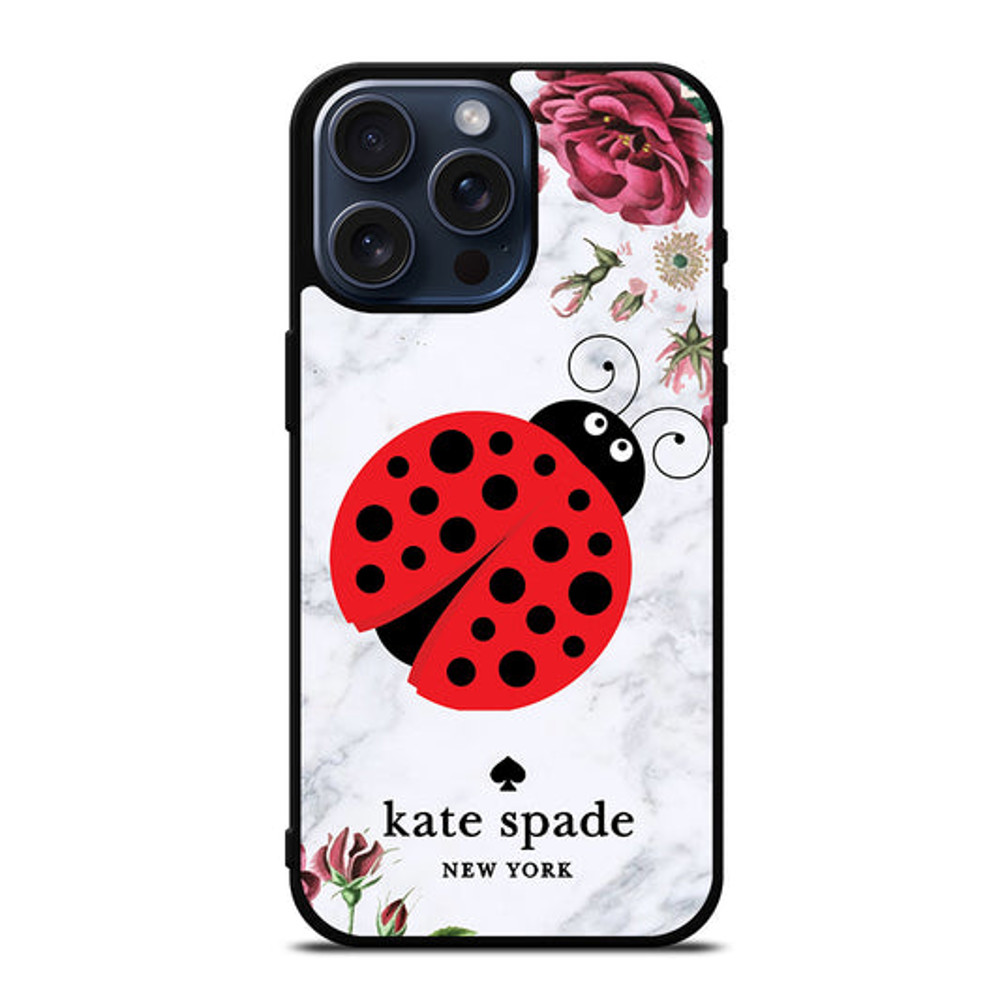 KATE SPADE LADYBUG FLORAL MARBLE Protect In Style For IPhone Case Google Pixel Case  Samsung Galaxy 0