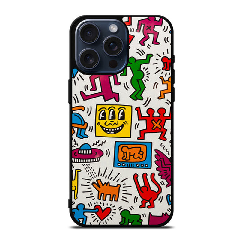 KEITH HARING PATTERN Protect In Style For IPhone Case Google Pixel Case  Samsung Galaxy Tough Case 0