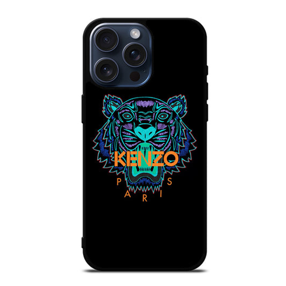 KENZO PARIS TIGER LOGO Protect In Style For IPhone Case Google Pixel Case  Samsung Galaxy Tough Cas 0