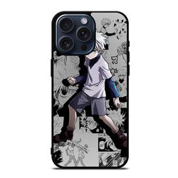 killua hunter x hunter comic protect in style for iphone case, google pixel case & samsung galaxy tough case