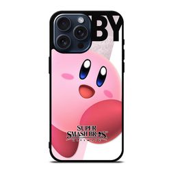 kirby super smash bros game 1 protect in style for iphone case, google pixel case & samsung galaxy tough case