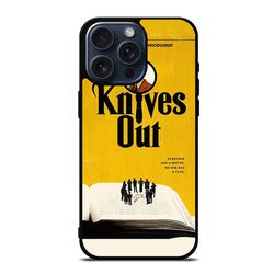 knives out movies poster protect in style for iphone case, google pixel case & samsung galaxy tough case