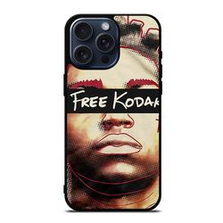 kodak black face protect in style for iphone case, google pixel case & samsung galaxy tough case