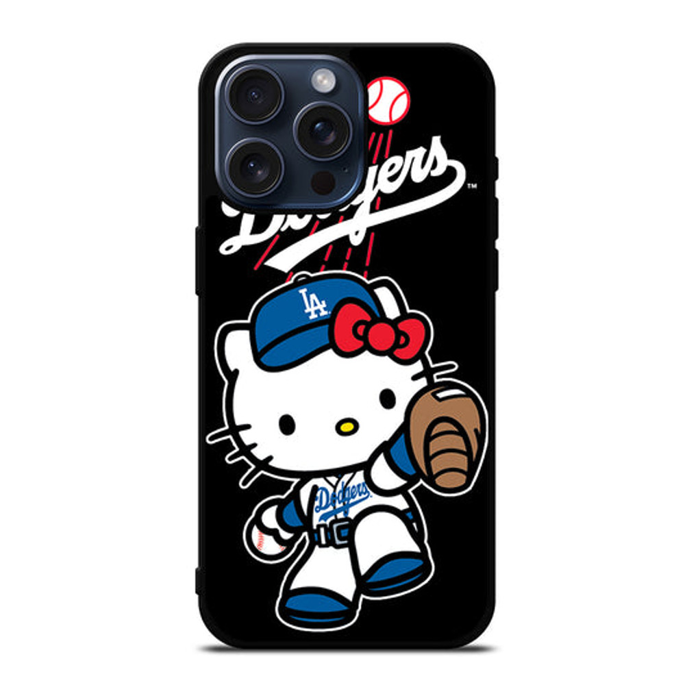 LA DODGERS HELLO KITTY MLB 2 Protect In Style For IPhone Case Google Pixel Case  Samsung Galaxy Tou 0