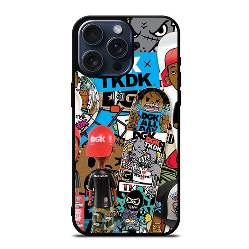 DGK SKATEBOARDING COLLAGE Protect In Style For IPhone Case Google Pixel Case Samsung Galaxy Tough 0