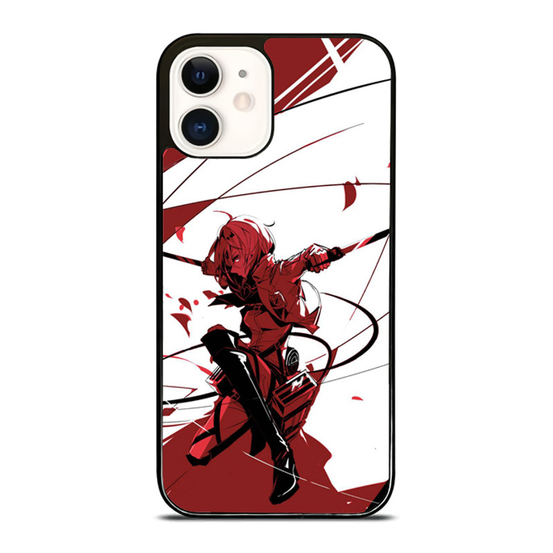 Attack On Titan Mikasa For IPhone Case Google Pixel Case  Samsung Galaxy Tough Case 0
