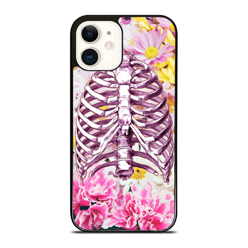 Floral Bone Anatomy For IPhone Case Google Pixel Case  Samsung Galaxy Tough Case 0