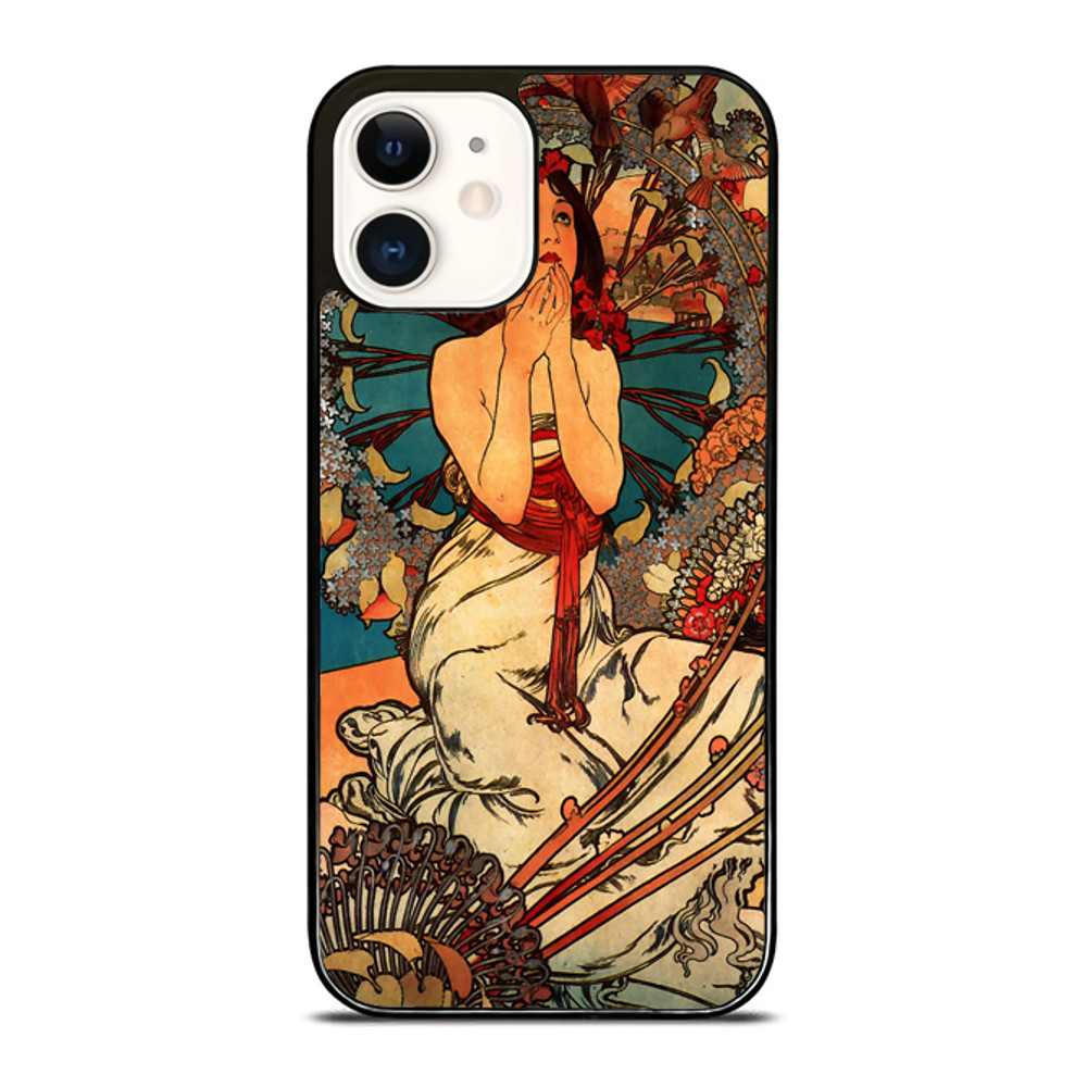 Mucha Alphonse For IPhone Case Google Pixel Case  Samsung Galaxy Tough Case 0