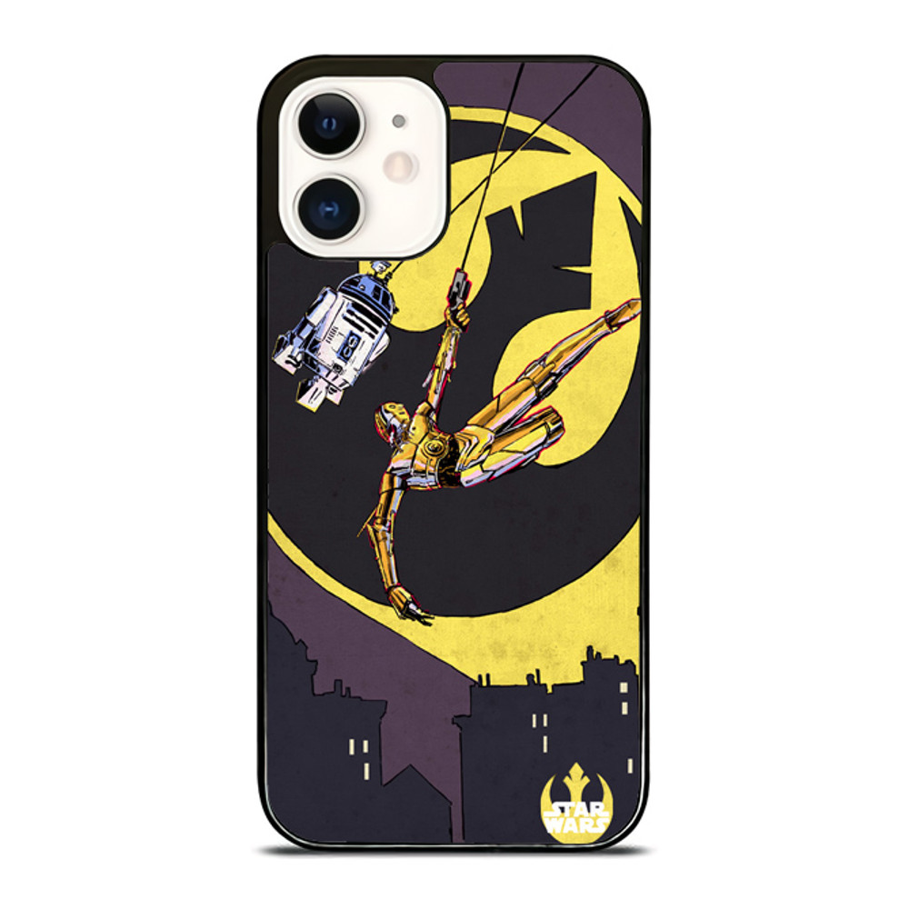 Old R2D2 Batman For IPhone Case Google Pixel Case  Samsung Galaxy Tough Case 0