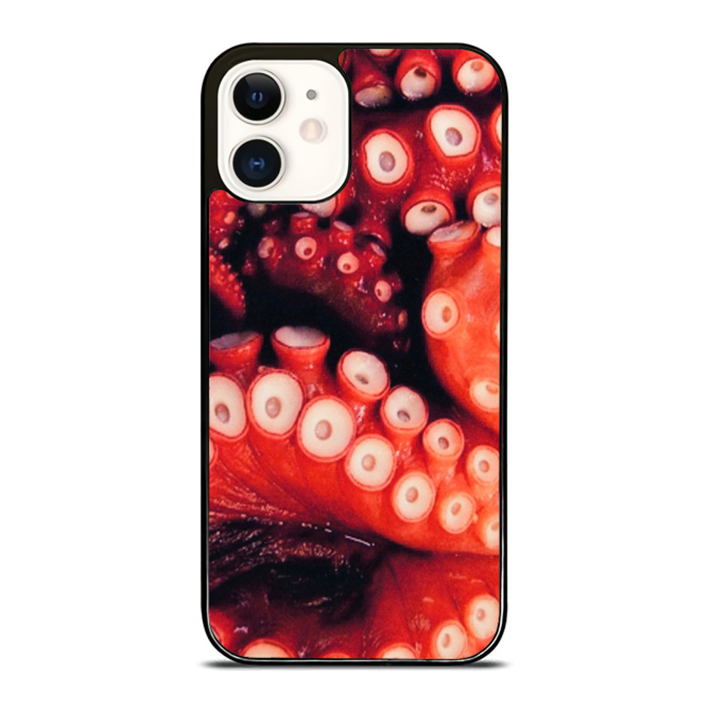 Red Octopus For IPhone Case Google Pixel Case  Samsung Galaxy Tough Case 0