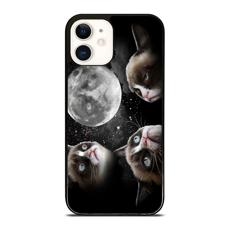 Three Grumpy Cat For IPhone Case Google Pixel Case Samsung Galaxy Tough Case 0