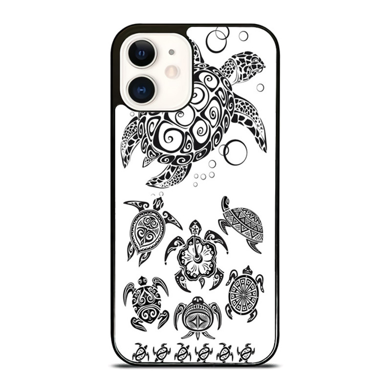 Trutle Tribal For IPhone Case Google Pixel Case Samsung Galaxy Tough Case 0