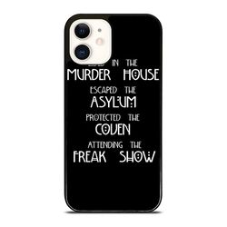 american horror story 12 for iphone case