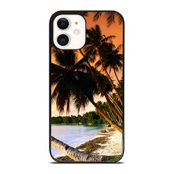 beach palm tree iphone case