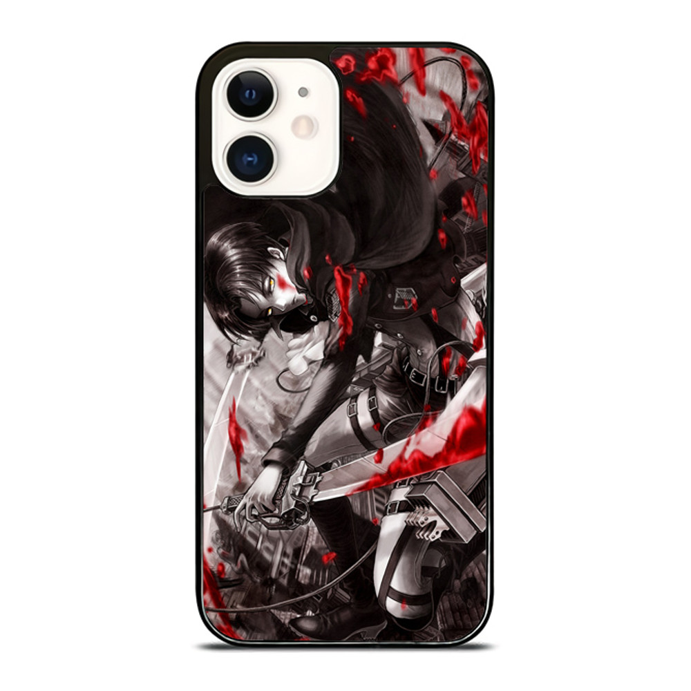 Blood Attack On Titan Rivaille IPhone Case 0