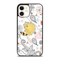 cat flower floral iphone case