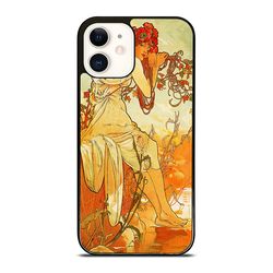 alphonse mucha 7 iphone case - stylish & durable phone cover for iphone