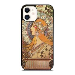alphonse mucha 71 iphone case - stylish & durable phone cover for iphone