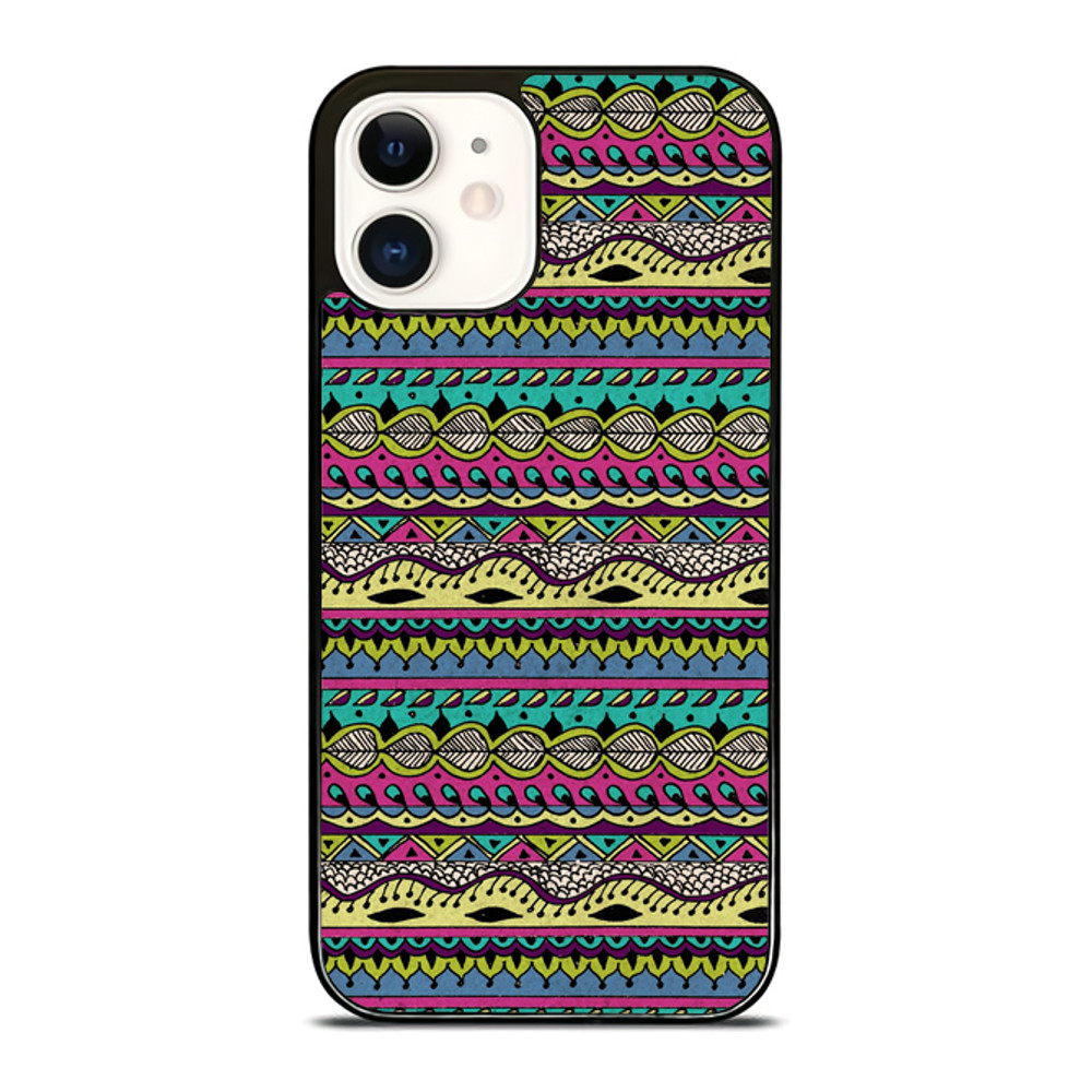 Aztec Pattern Turquoise IPhone Case  Stylish  Durable Phone Cover For IPhone Samsung Galaxy And Goo 0