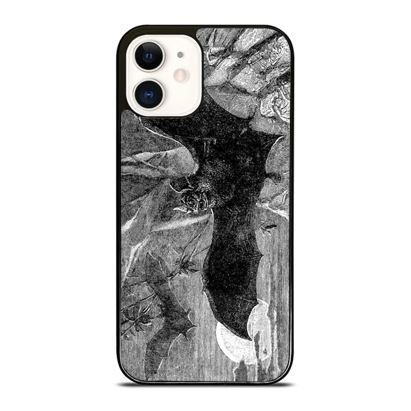 Bat Black And White IPhone Case  Stylish  Durable Phone Cover For IPhone Samsung Galaxy And Google  0