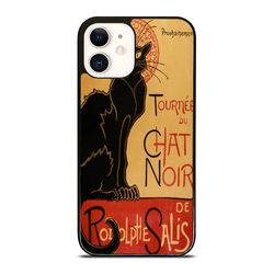 black chat noir iphone case - stylish & durable phone cover for iphone